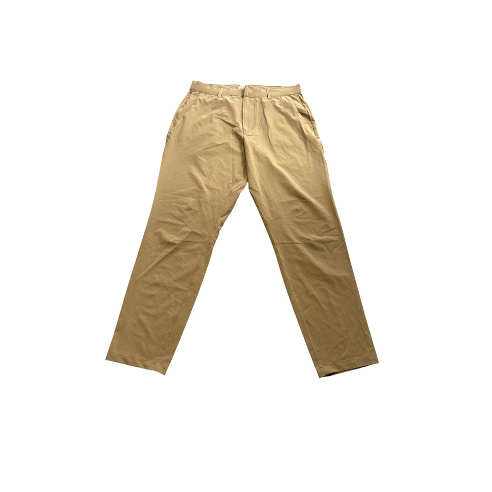 940. Fabletics Men's Khaki Pants Size 34x34 Stretch Casual Trousers